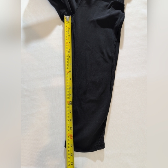 Lululemon Train Time Mesh Crop Leggings Womens 4 Black Gym Athleisure Training - Picture 9 of 10